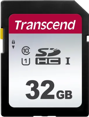 Produktbild von Transcend TS32GSDC300S 300S SDHC Class 10 UHS-I U1 SDHC Speicherkarte, 32 GB, Class 10 / UHS-I