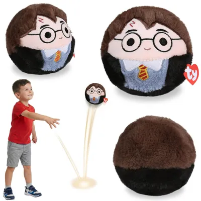 Produktbild von TY Harry Potter Plüschball, BEANIE BOUNCERS, Geschicklichkeitsspielzeug, 10 cm