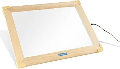 Produktbild von Guidecraft LED Lichttisch pädagogisches Spielzeug mehrfarbig USB