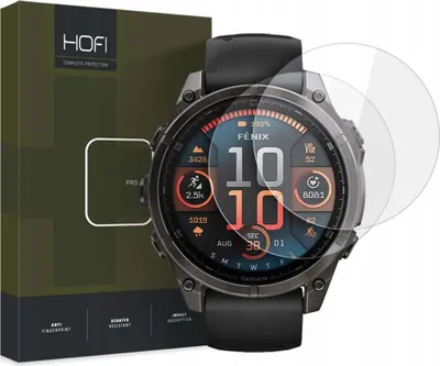 Obrázek produktu pro Tvrzené sklo Hofi Glass Pro+ 2-Pack Garmin Fenix 8 (51 mm) čiré