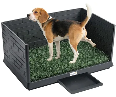 Produktbild von Hundetoilette 75 x 51 cm Hundeklo mit Kunstrasen Welpentoilette, für Haustiere