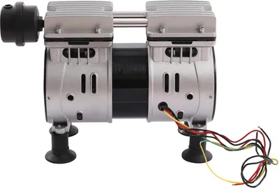 Zdjęcie produktu dla Pompa próżniowa – LC-V550 – bezolejowa – cicha – 550 W – 220 V/50 Hz – 1440 obr./min – maks. próżnia -900 mbar – srebrna