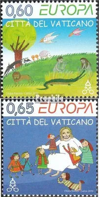 Produktbild von Briefmarken Vatikanstadt 2010 Mi 1669-1670 (kompl.Ausg.) postfrisch Kinderbücher
