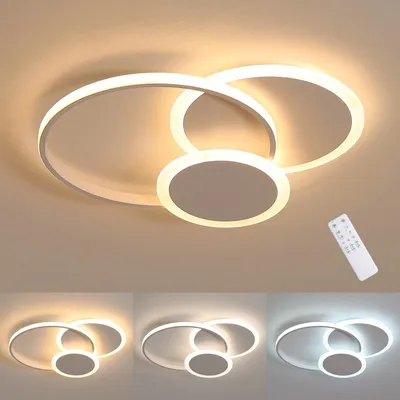 Zdjęcie produktu dla Dimmowalne LED sufitowe 3000K - 6000K z pilotem 30W