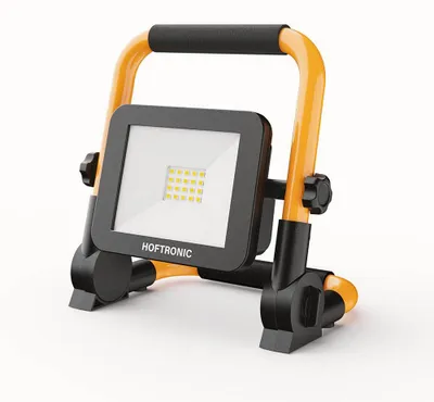 Image de HOFTRONIC - Lampe de travail LED 10W 1400 lm 6500K IP54 rechargeable orientable
