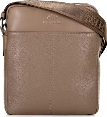 Image de Sac à bandoulière en cuir naturel pour homme, série Collection