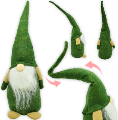 Image de Figurine de Noël Père Noël Gnoll, petits ornements, décoration de Noël