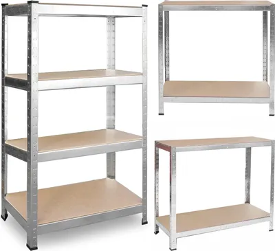 Zdjęcie produktu dla Regał metalowy magazynowy 180 x 90 x 40 Plonos 470200