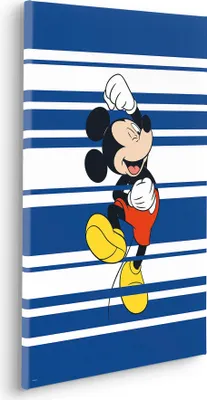 Produktbild von Keilrahmenbild - Mickey Rockstar - Größe 40 x 60 cm