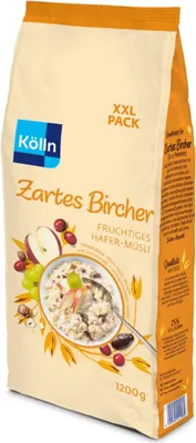 Produktbild von Kölln Müsli Bircher Frucht Grosspackung mit 4x1200g