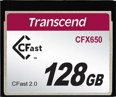 Immagine prodotto di Transcend CFast 2.0 CFX650 - Scheda di memoria flash - 128 GB - CFast 2.0