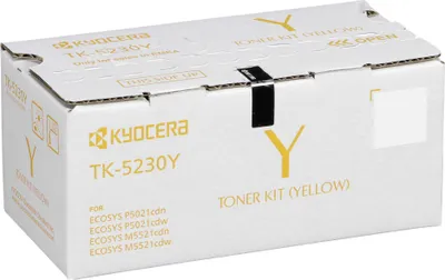 Immagine prodotto di Kyocera TK 5230Y - Giallo - Originale - Cartuccia di toner - per ECOSYS M5521cdn, M5521CDN/KL3, M5521cdw, M5521cdw/KL3, P5021cdn, P5021cdn/KL3, P5021cdw