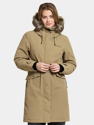 Image de Parka pour femmes Didriksons Erika 3, taille : 46, couleur : bois