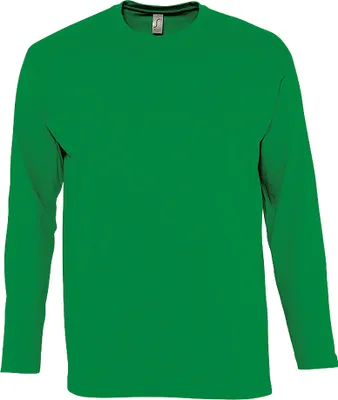Image de SOLS Manches Longues / T-Shirt, Manches Longues Hommes Monarch PC313 (S) (Vert Kelly)