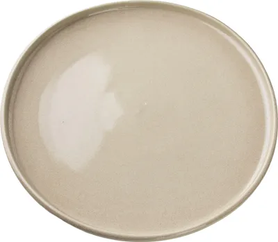 Image de Assiette plate en porcelaine Basic Nature BASIC NATURE 28 x 28 x 2,8 cm Beige 1 pièce