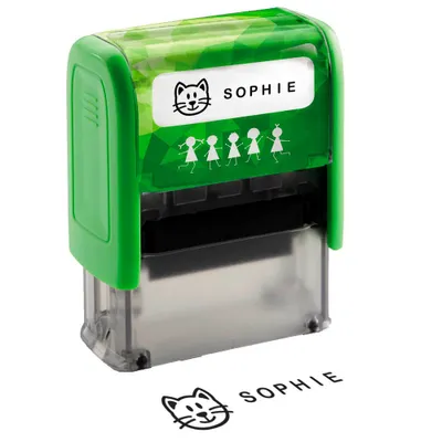 Image de tampon texte trodat, personnalisable Tampon DeineDinge 8911 avec logo (211902)