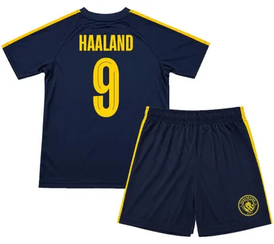 Produktbild von Haaland Manchester City Fußball Trikot Set Auswärts - 2026-2027 - Kind - 164
