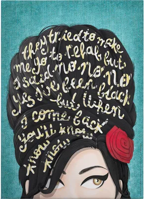 Produktbild von Leinwandbild Kunst 70 x 50 cm - Wandbild Grün Schwarz - Keilrahmen Frau Wohnzimmerdeko Wanddeko Wandgemälde