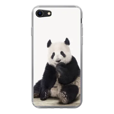Produktbild von MuchoWow® Handyhülle Schutzhülle Hülle für iPhone SE 2022 Panda - Tiere - Jungen - Mädchen - Pandabär Silikon Softcase Handy Hülle - Schutzhülle