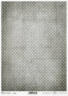 Obrázok produktu pre Ryžový papier na dekupáž v bodkách ITD-R1741 - A4