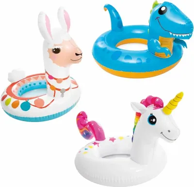 Produktbild von Intex 59221NP, Gemischte Farben, Schwimmring, Abbildung, Vinyl, 3 Jahr(e), Junge/Mädchen