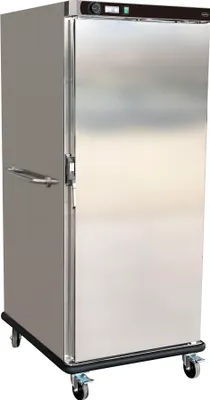 Produktbild von Beheizter Bankettwagen aus Edelstahl für 17x 2/1 GN Behälter, 720x900x1763 mm