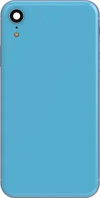 Produktbild von Clappio, Komplettes Gehäuse für iPhone XR, Mittelgehäuse + Akkudeckel, Hellblau