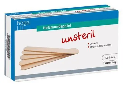 Produktbild von Holzmundspatel 150mm unsteril Höga 100 St