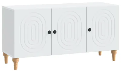 Zdjęcie produktu dla Szafka pod telewizor Biały 99 x 34,5 x 50 cm