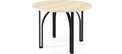 Produktbild von FURNLUX Couchtisch Nastro Braun 75cm / Hauptfarbe: Beige / Abmessungen: 75 x 47 x 75 cm