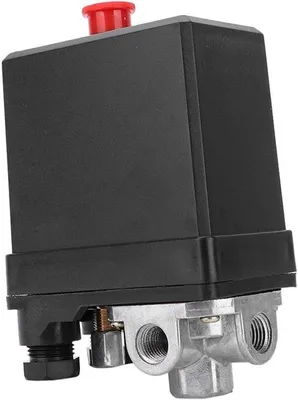 Produktbild von Luftdruckregulierung - Druckregelklappe Kompressor - Regler - 380V 4-stufig - G1/4 Anschluss - Metallkonstruktion