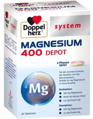 Produktbild von DOPPELHERZ Magnesium 400 Depot system Tabletten