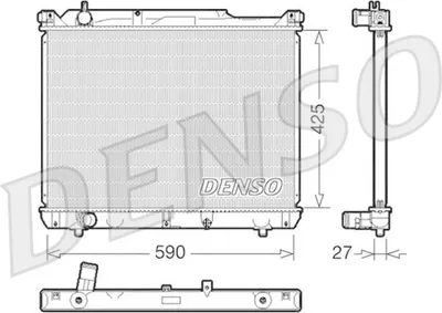 Obrázek produktu pro Chladič, chlazení motoru DENSO DRM47019