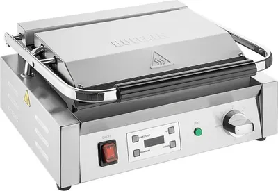 Produktbild von Buffalo extra großer Kontaktgrill mit gerippter und flacher Platte