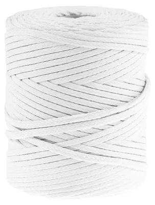 Kordel, Polyester, Polyester Schnur, Schnur, flechten, Flechtschnur weiß