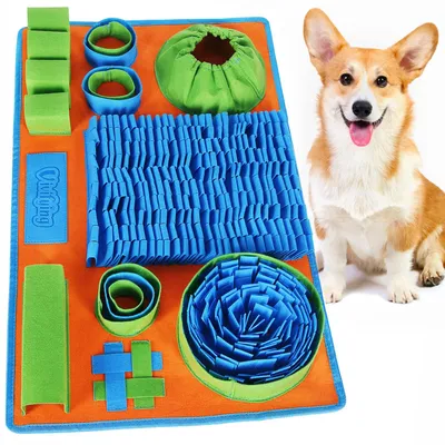 Schnüffelmatte für Hunde, interaktives Futterspiel, 66 x 42 cm