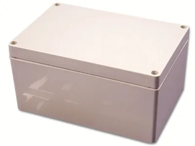 Produktbild von HAMMOND Universal-Gehäuse,1554TGY, ABS, grau, IP66, 180x120x90 mm