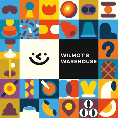 Produktbild von ASMODEE Wilmot's Warehouse Brettspiel – kooperatives Familienspiel