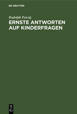 Produktbild von Ernste Antworten auf Kinderfragen