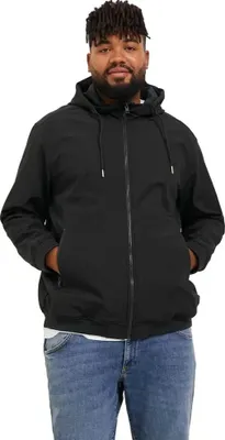 Produktbild von Jack & Jones Basic Softshell Plus Size Jacke Schwarz 5XL / Regular Herren Schwarz 5XL