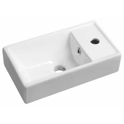 Produktbild von Sapho MINOS Keramik-Waschtisch 40x22cm, Wasserhahn rechts, weiß