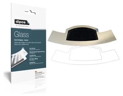Produktbild von 1x Schutzfolie für Jura D6 Tropfblech - Anti-Shock 9H Folie dipos Glass Kunststoffglas