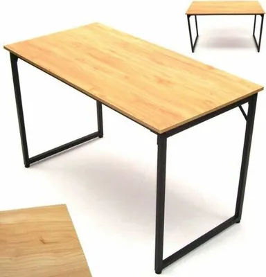 Produktbild von Schreibtisch Computertisch Bürotisch PC Tisch 120x60cm Arbeitszimmer 57057