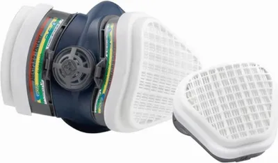 Productafbeelding van Famanu gasmasker met ABEK1P3 filters - maat S/M