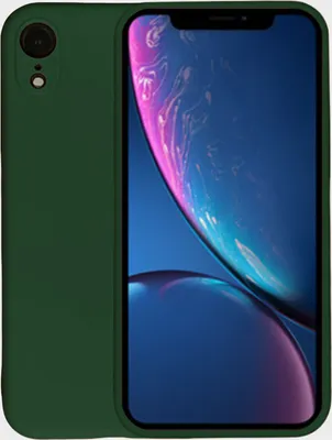 Immagine prodotto di Custodia per iPhone X/Xs in silicone - cover posteriore in silicone - verde scuro