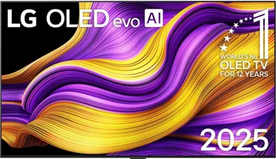 Produktbild von LG OLED evo AI OLED65G55LW, 165,1 cm (65"), 3840 x 2160 Pixel, OLED evo, Smart-TV, WLAN, Silber