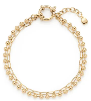 Produktbild von Leonardo 026334 Armband gold Lizzy C&M