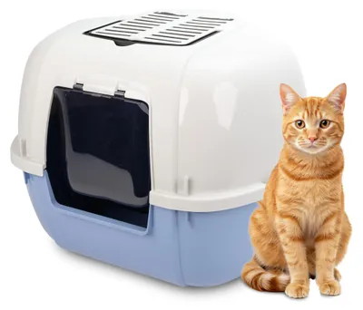 Imagen del producto de Arenero cerrado Ferplast Ecktoilette para gatos, con filtro antiolores Ferplast MIKA