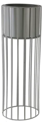 Produktbild von TrendLine Pflanztopf Metall Ø 20 x 58 cm weiß