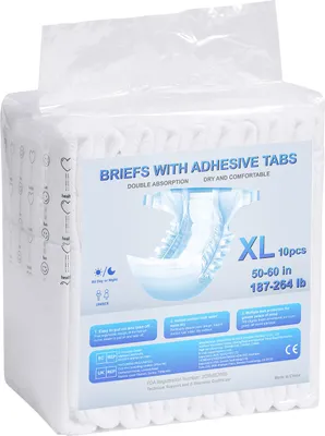 Produktbild von SucceBuy Einweghosen für Erwachsene mit Klebelaschen, Inkontinenz, Größe XL